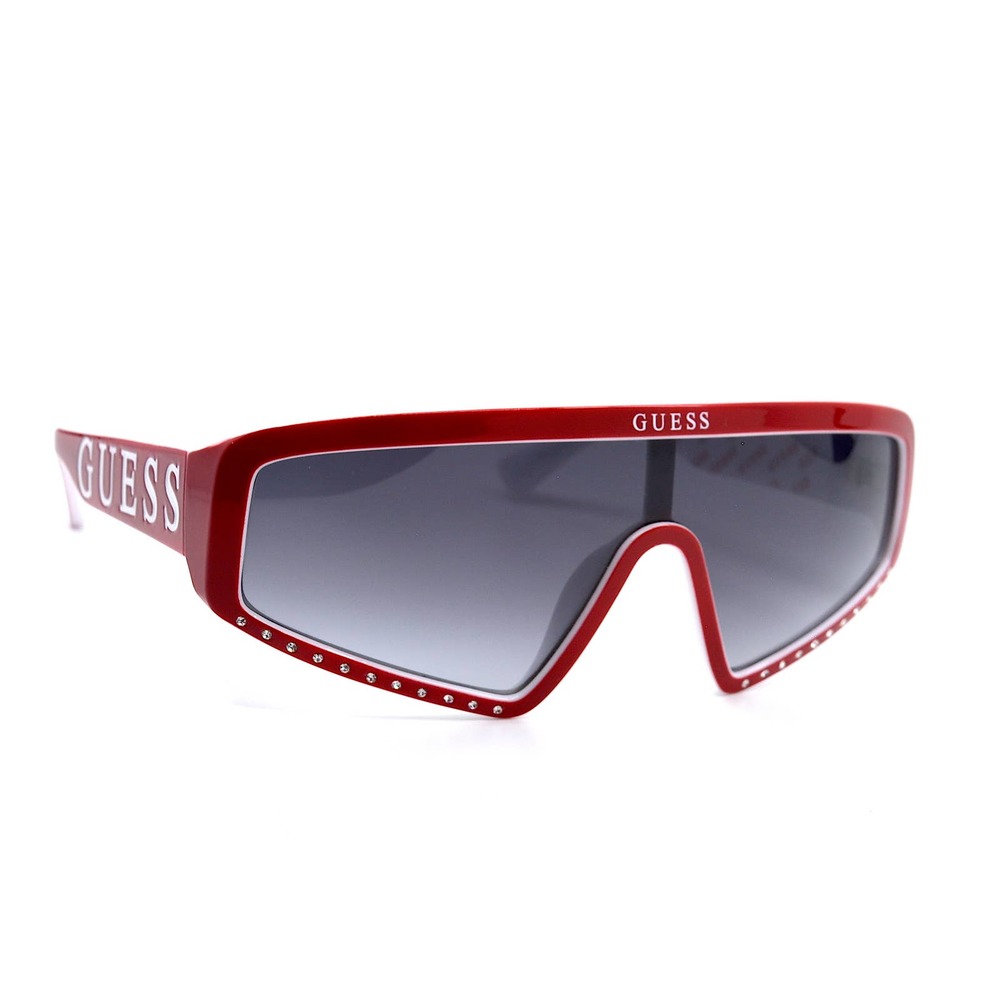 NEW GUESS GU7695-S/S 66B RED GREY LENS AUTHENTIC SUNGLASSES - Picture 2 of 11